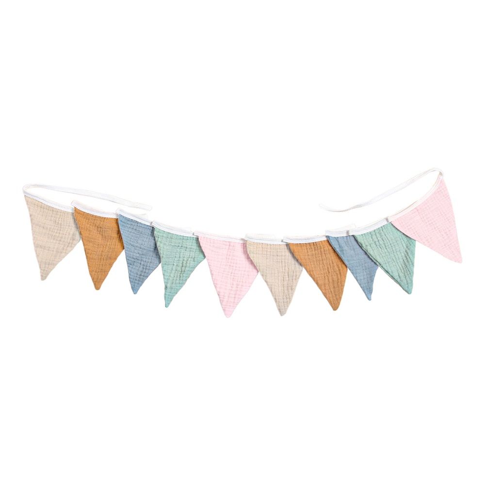 Playroom Pennant Banner Flags 10.26ft, Nursery Baby Girls Boys Banner Toddler Room Decor for Kids Bed Baby Shower Birthday Party Classroom, Nursery Double-Side Triangle Bunting Flag