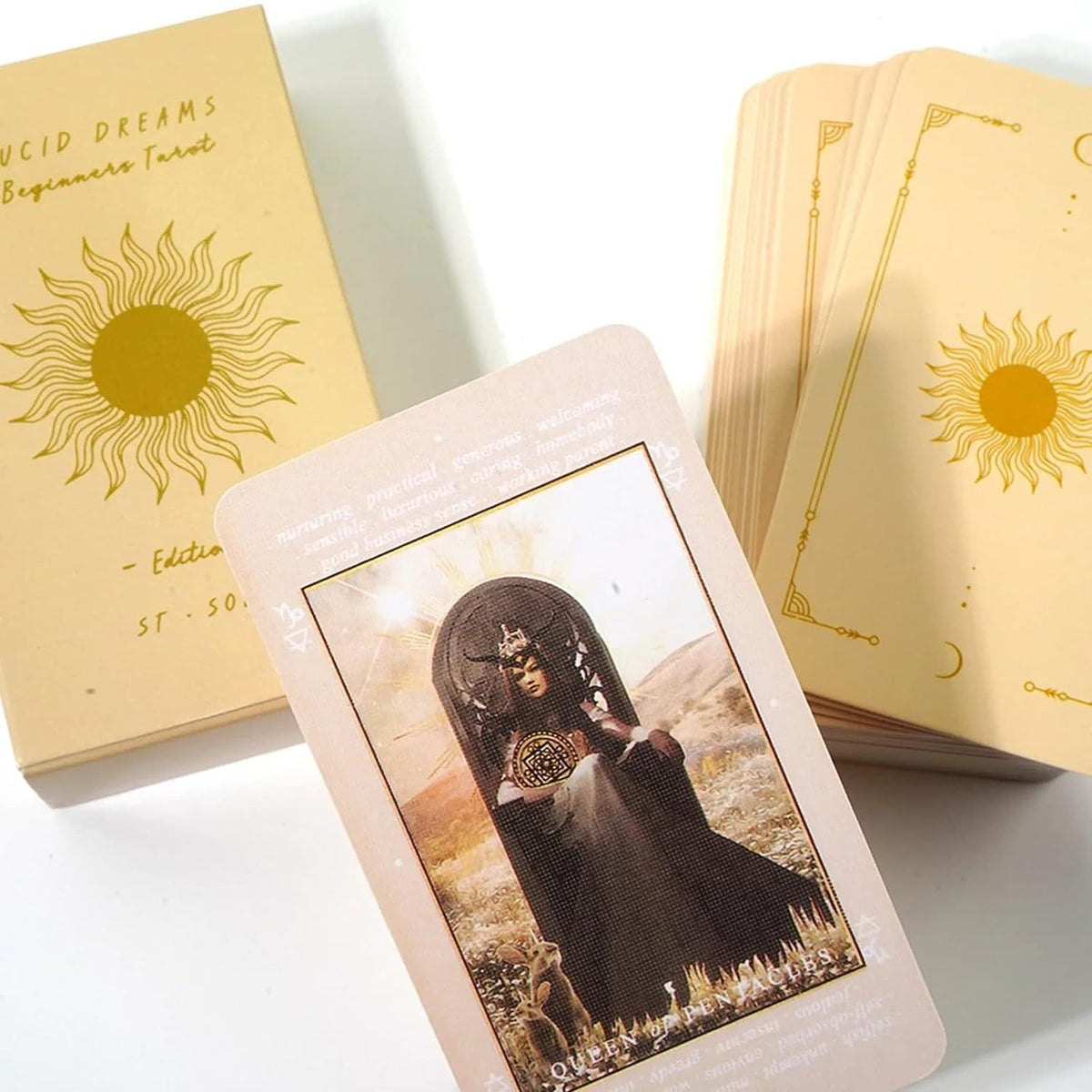 Tarot Deck Cards for Beginners for Young Kids | 78 Tarot Cards Set Gift for Tarot Lovers (Size - 10.3 * 7 * 2.5cm)