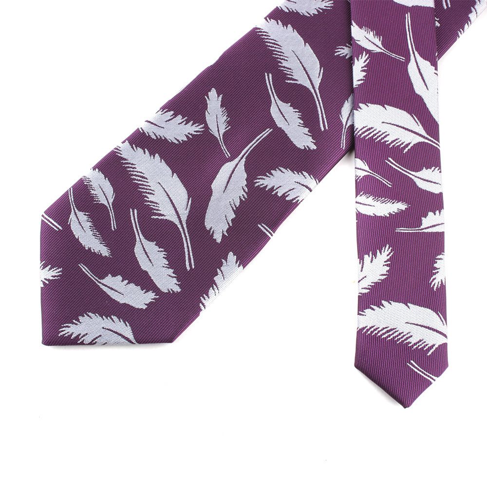 2PCS Men Floral Ties Woven Classic Necktie Set Formal tie Pocket Square for Wedding with Handkerchief Gift