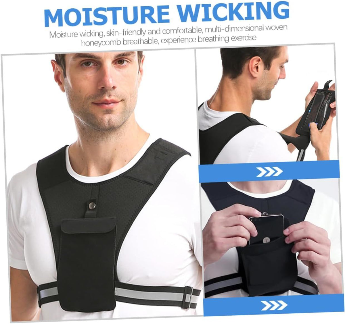 Vest Bag Womens Tank Tops Workout Vest for Men Mens Running Vest Jacket for Women Sports Jackets for Women Tankini for Women
