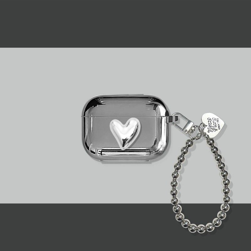 Electroplated 3D Heart + Bracelet Apple AirPods 4