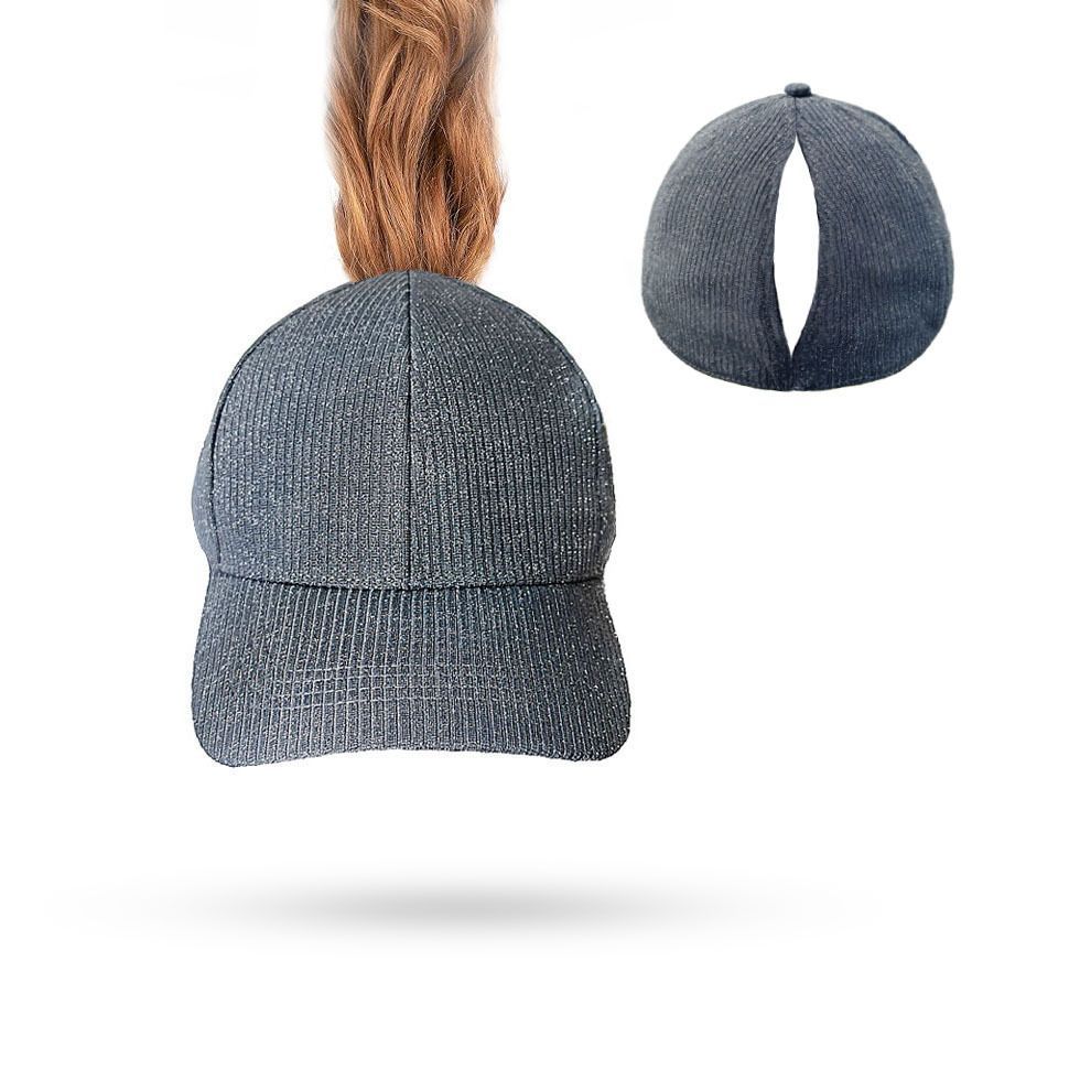 Magnetic Ponytail Cap Green