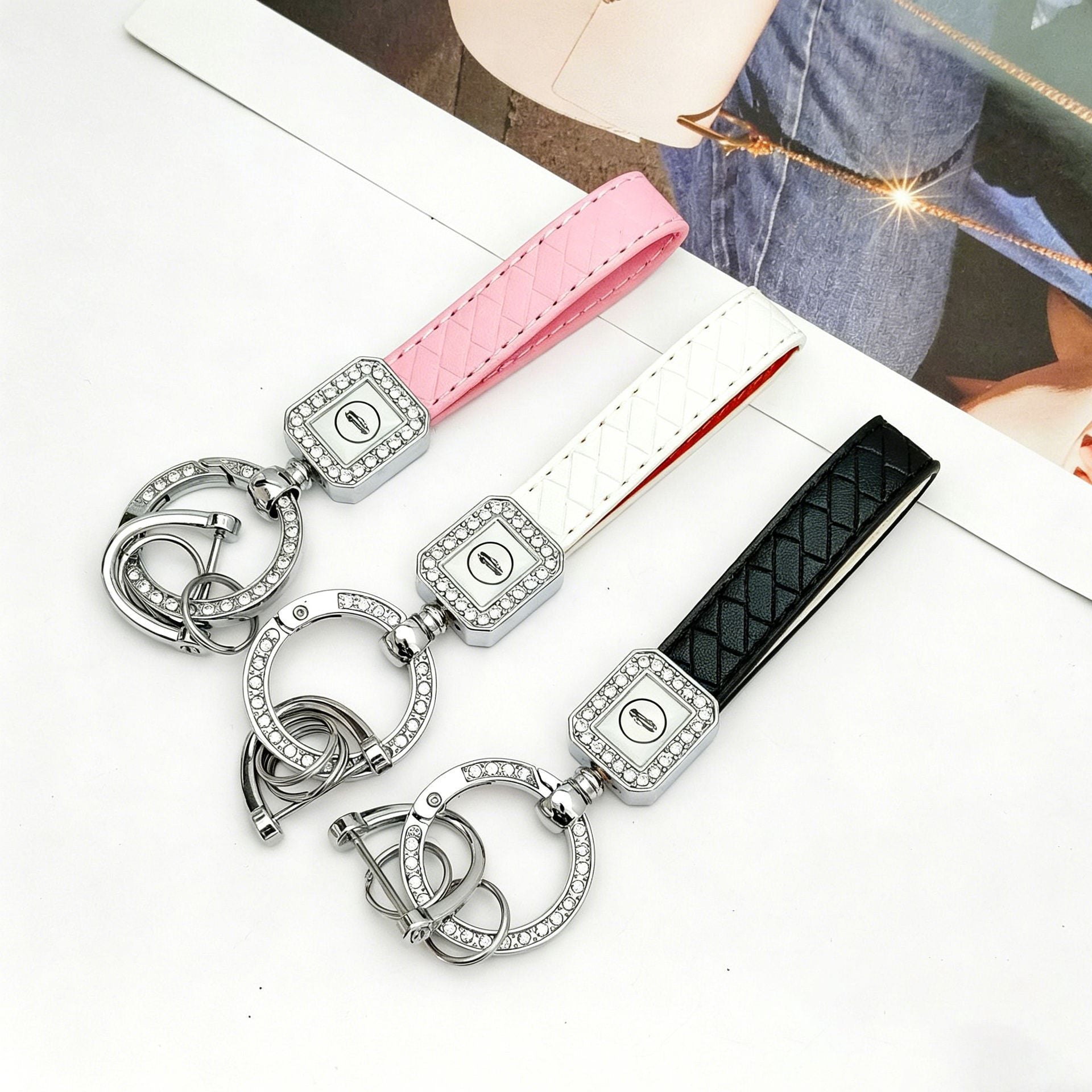 Silver Hardware Pink 25 Pack