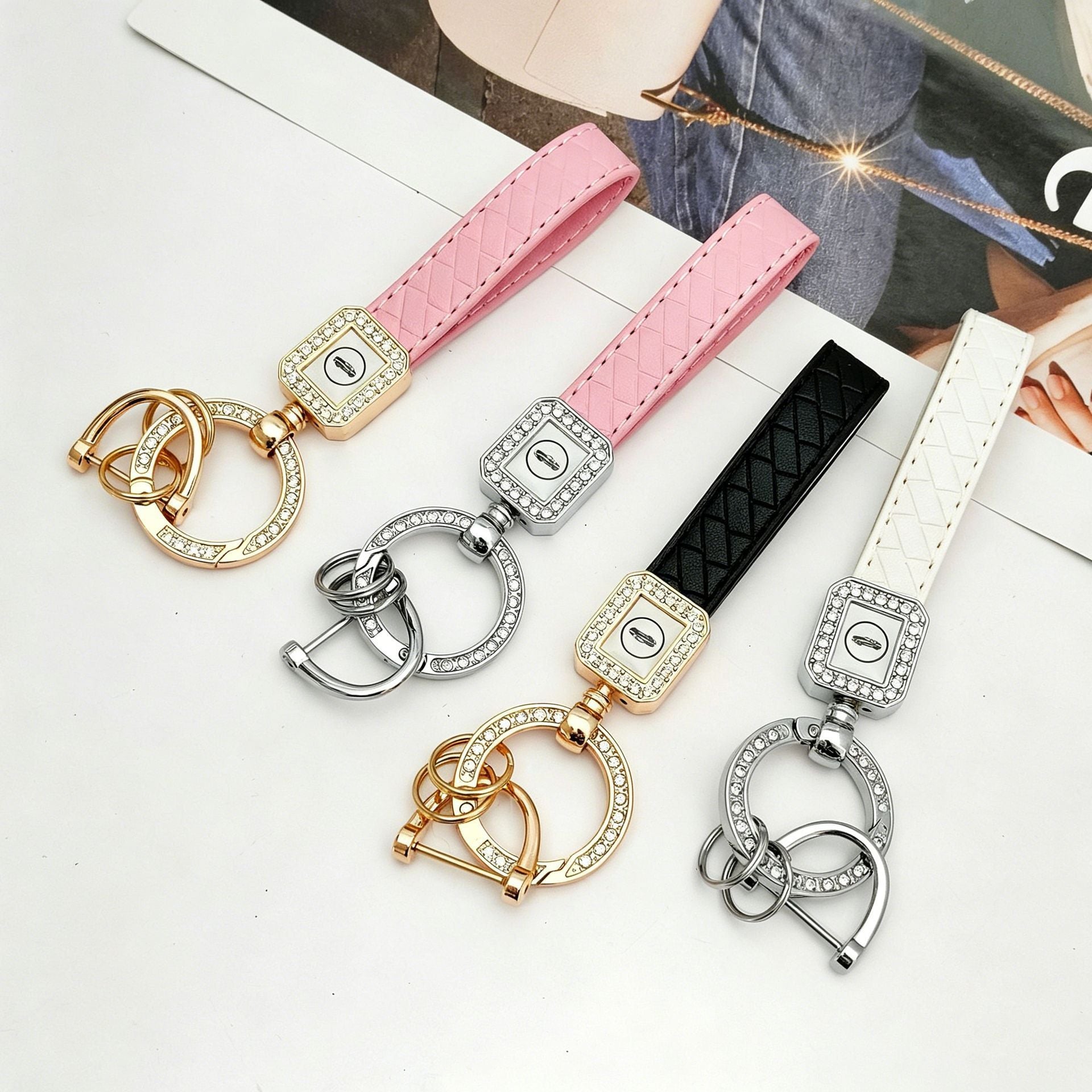 Silver Hardware Pink 25 Pack