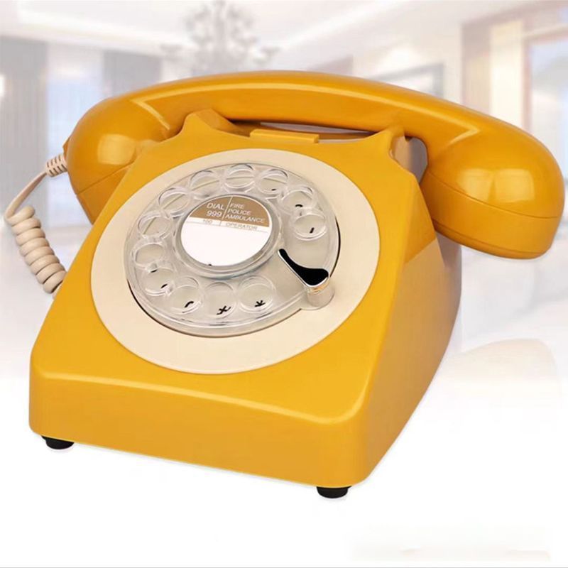 Wireless Bluetooth Desk Phone Style 2-pink