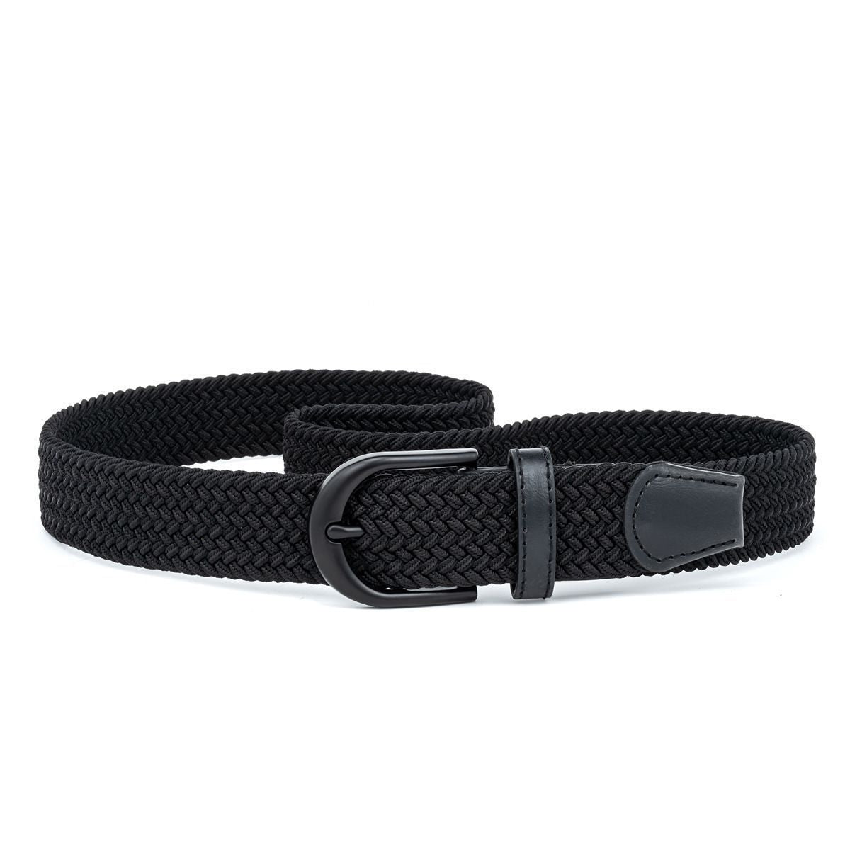 Men's Woven Belt Brown 02