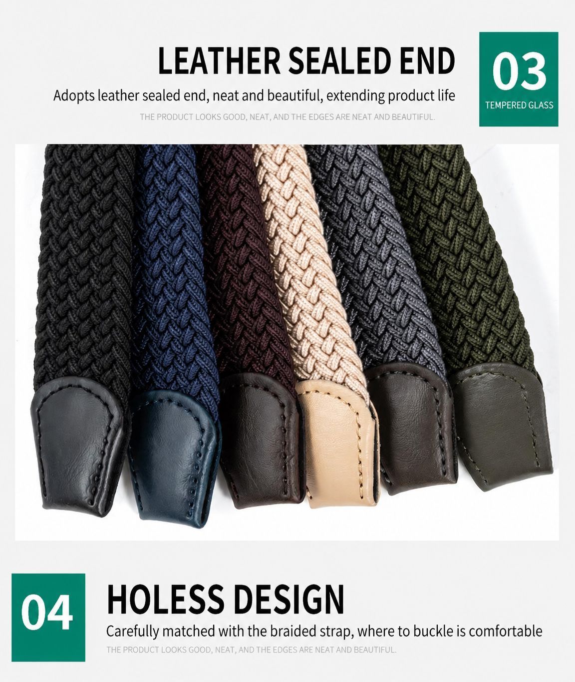 Men's Woven Belt Army Grn 03