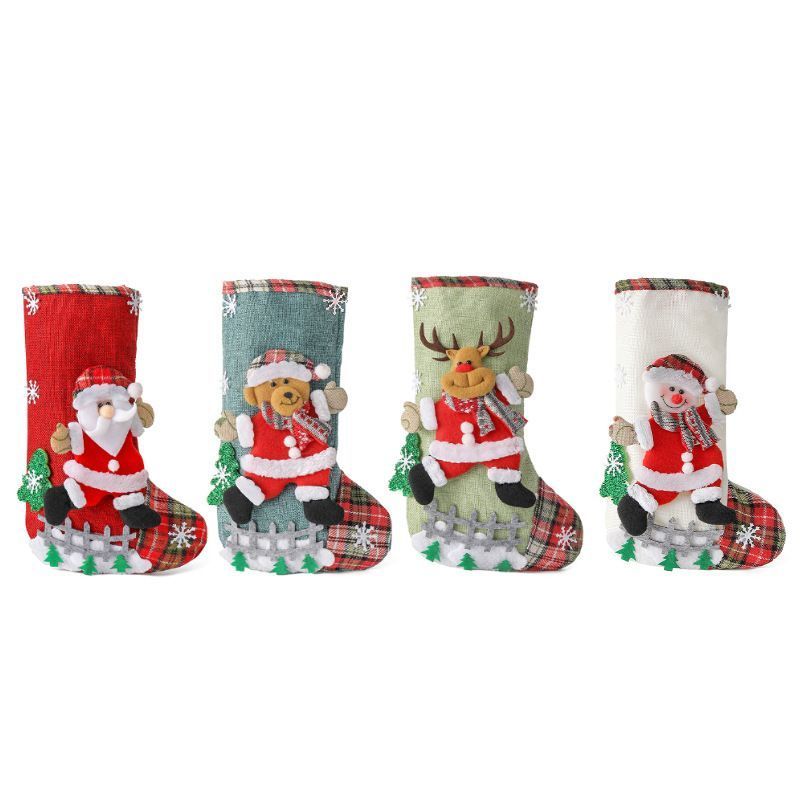 2pcs Snowman Christmas Stocking