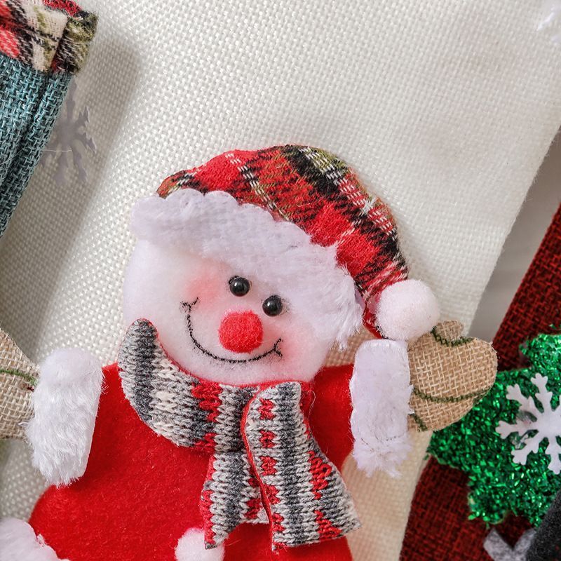 2pcs Bear Christmas Stocking