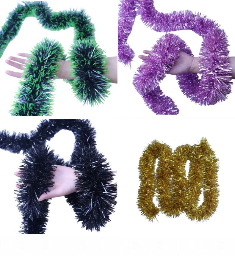 Thick Tinsel Garland 2M Party Decor Light Pink 5pcs