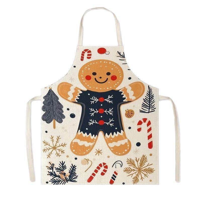 Reindeer Christmas & Halloween Apron, 56x45 cm Flannel, soft and warm, standard fit, soft and gentle on skin, perfect for all-day wear.