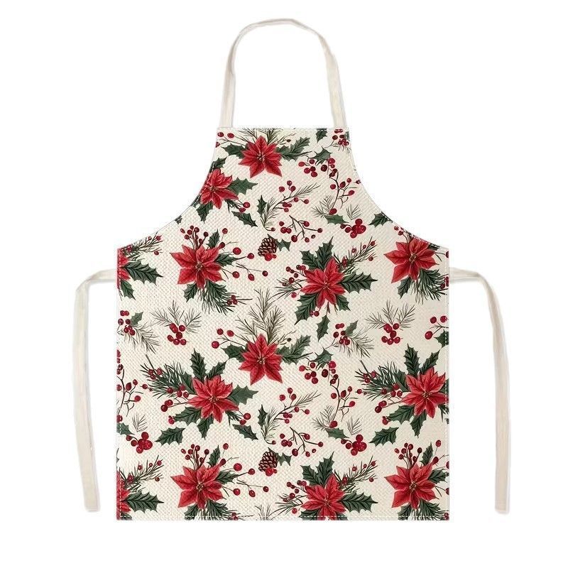 Celebration Christmas & Halloween Apron, 75x65 cm Flannel, soft and warm, large size offers extra coverage, reinforced stitching for durability.