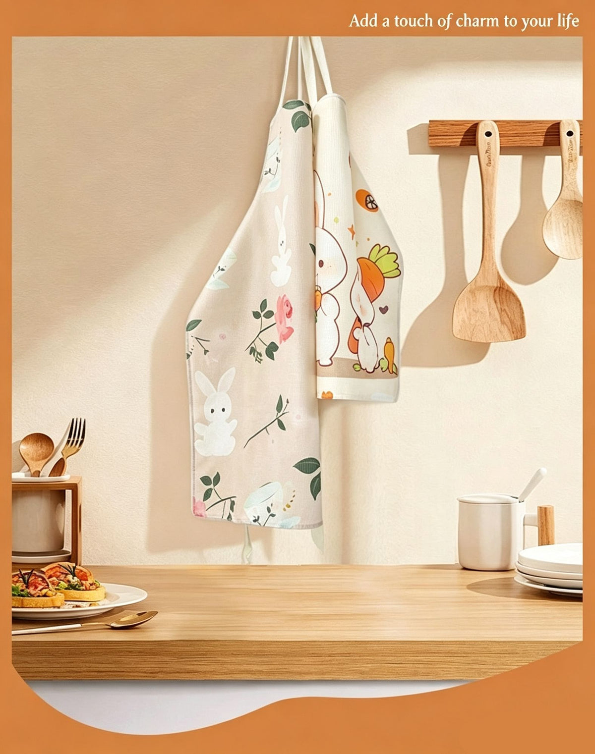 Celebration Christmas & Halloween Apron, 75x65 cm Flannel, soft and warm, large size offers extra coverage, reinforced stitching for durability.