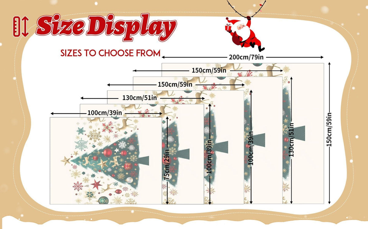 Plush Household Flannel Throw, Christmas & Halloween Decorative Nap Cover, Wonderful Holiday Gifting Option For Sofa Bed Application, Style FLR‑199, Size L, 130x150cm