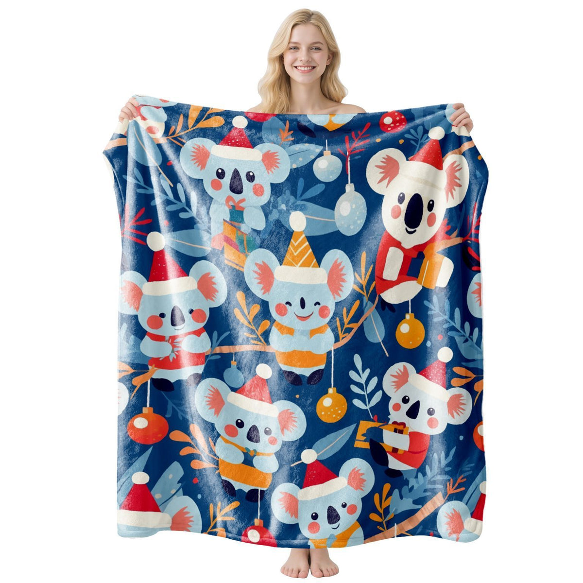 Day‑to‑day Usable Flannel Air‑Condition Throw Blanket, Christmas & Halloween Home Decor Accessory, Lovely Gift For Unwinding Lounge Moments, Style FLR‑210, Size M, 100x150cm