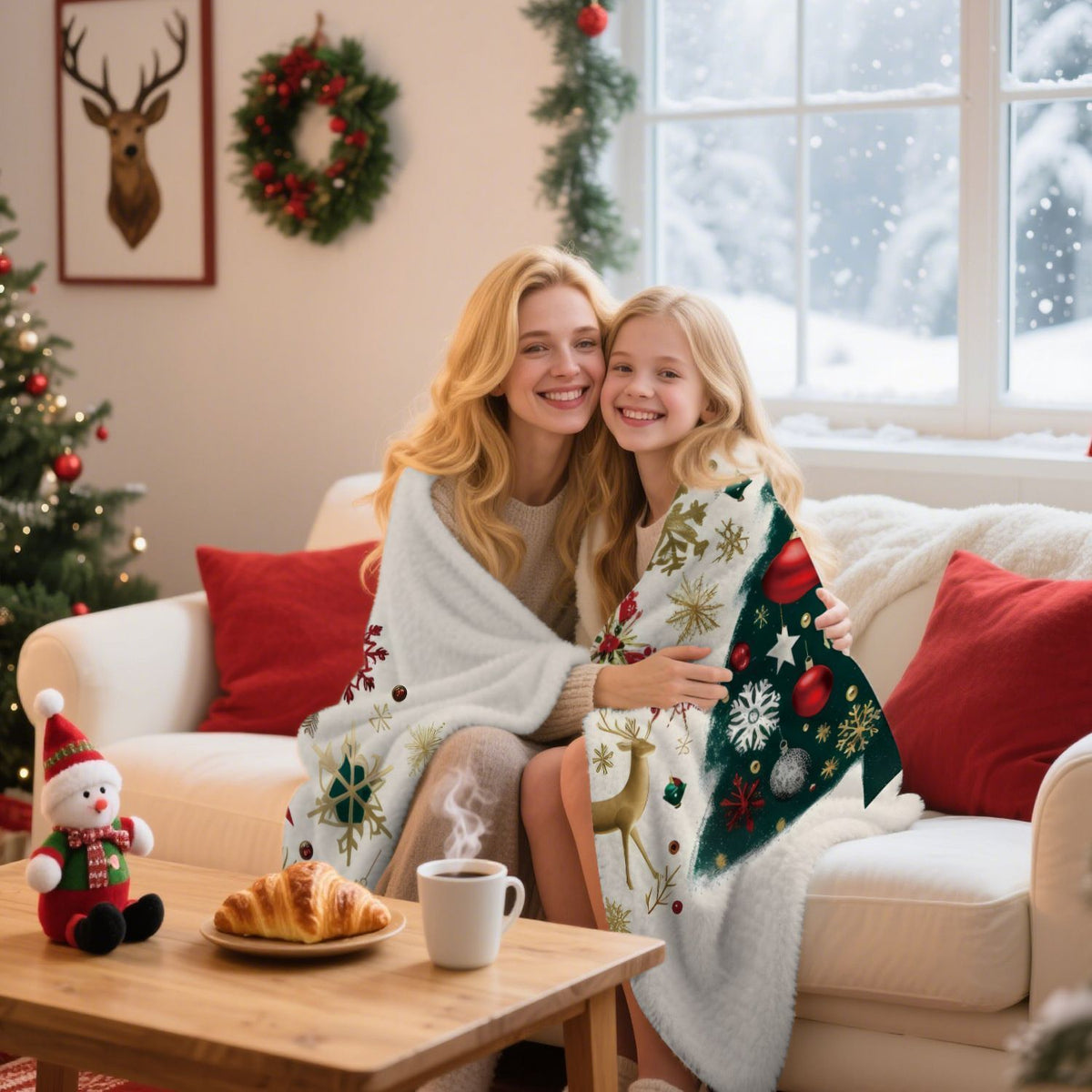 Silky‑smooth Home Flannel Blanket, Christmas & Halloween Air‑condition Throw, Nice Gifting Selection For Ordinary Day‑to‑day Household Application, Style FLR‑217, Size M, 100x150cm