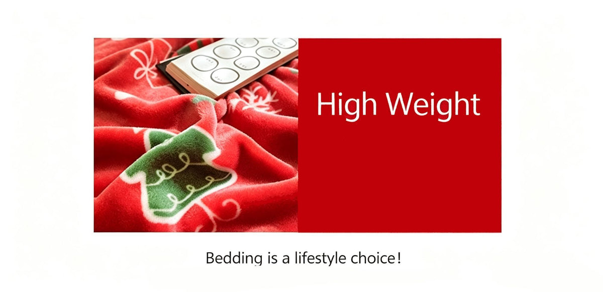 Heavy‑weight Thick Flannel Throw Blanket, Christmas Holiday Pattern, For Christmas & Halloween Indoor Gathering, Household Holiday Gift Blanket, 200x230cm XXL Size
