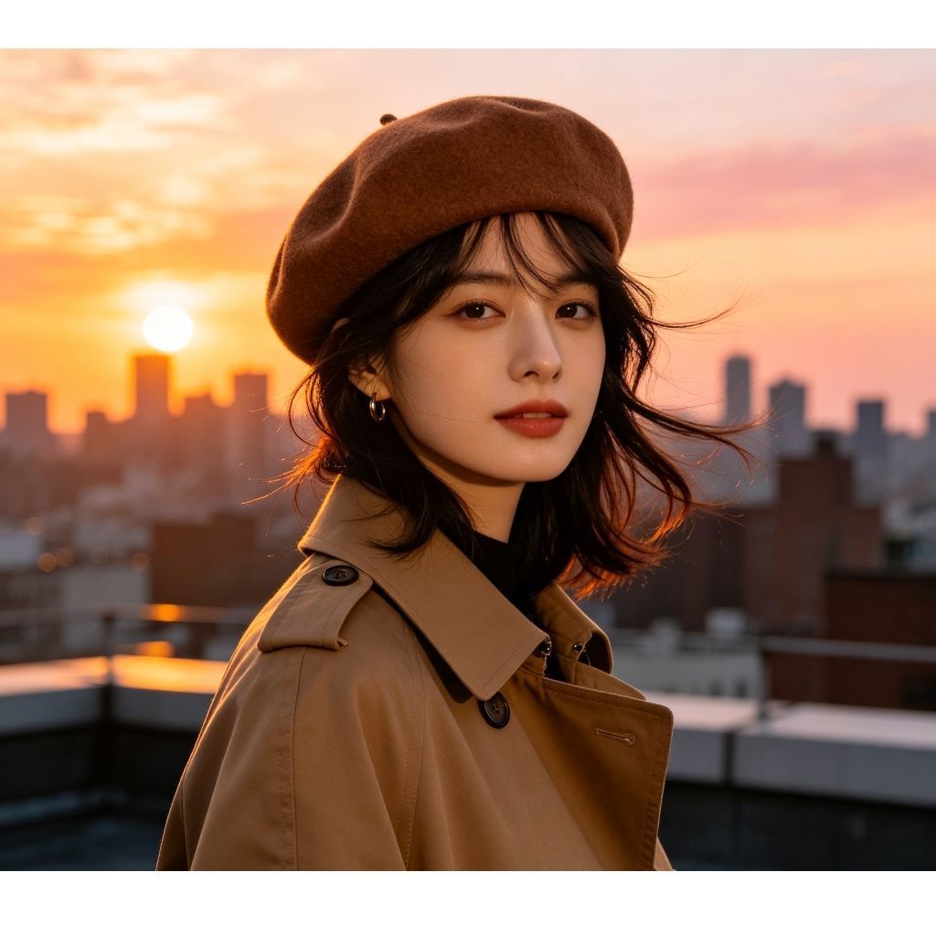 Button Detail Retro Beret, Adjustable 56‑58cm, Christmas & Halloween Party Costume Head Accessory, Elegant Vintage Painter Hat, Women Holiday Gifting Option