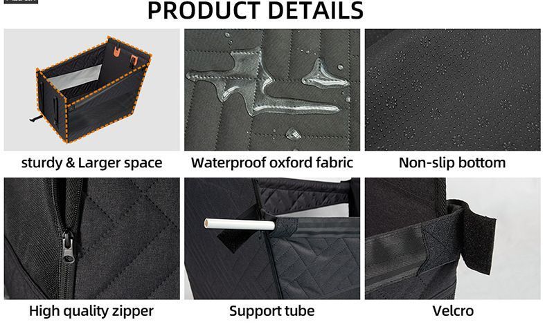 Waterproof Anti-Dirty Dog Car Basket Mat, Hard Reinforced Bottom With Breathable Mesh, Back Single Seat Pet Cushion, Black Large Size, Christmas Halloween Travel Pet Present