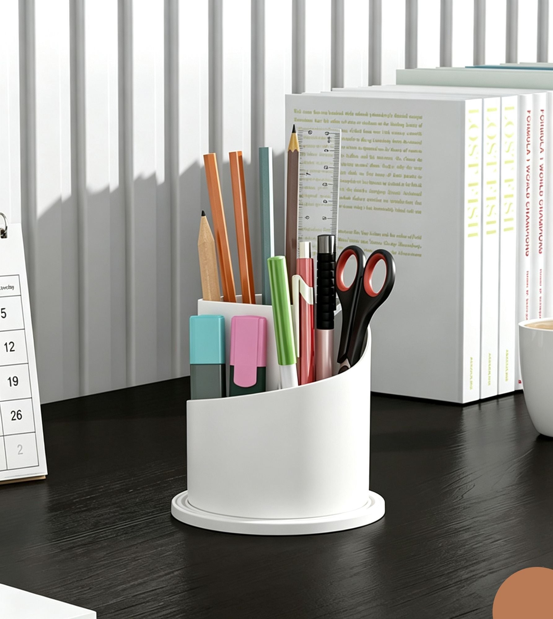 Rotatable Birdcage Desktop Storage Organiser, Dustproof Split Holder for Skincare Products, Stationery, Toiletries & Tableware, Transparent Grey, Christmas & Halloween Home Decor Gift