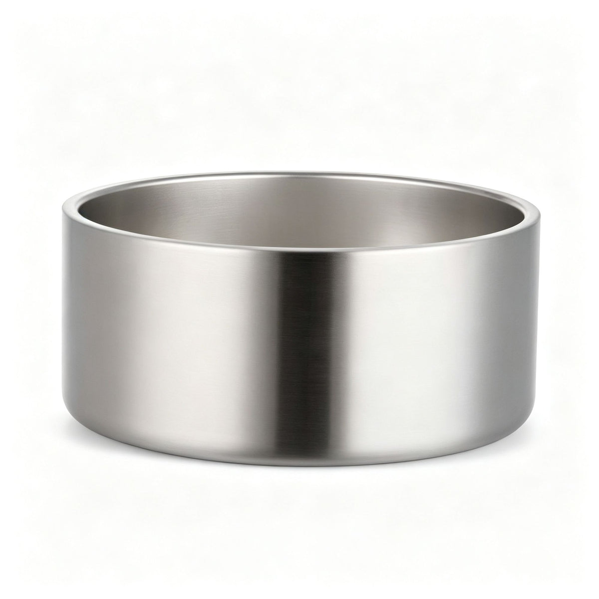 42oz 304 Stainless Steel Cat Dog Bowl | Double Insulated Pet Dish | Natural Silver Finish | Anti-Slip Bottom | for Medium Dogs & Adult Cats | Christmas Daily Universal Feeding Pick