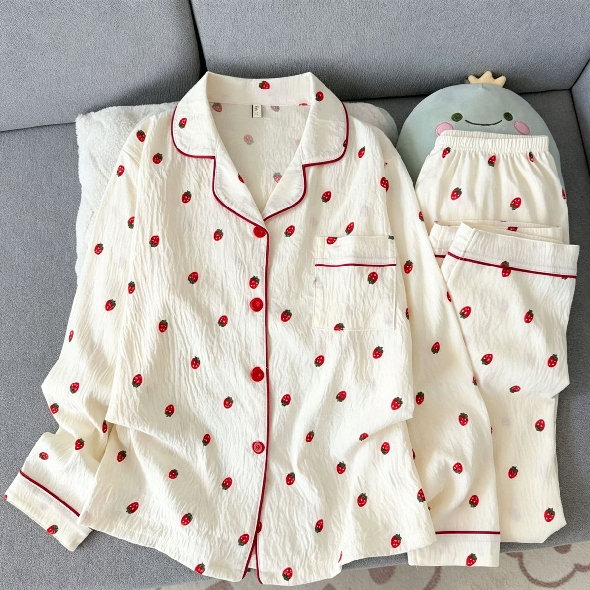 Cloud Cotton C324.7 Size XL | Plus Size Cloud Cotton Pajamas | Christmas Ultra Soft Girly Gift | Plus Size Friendly Soft Loungewear