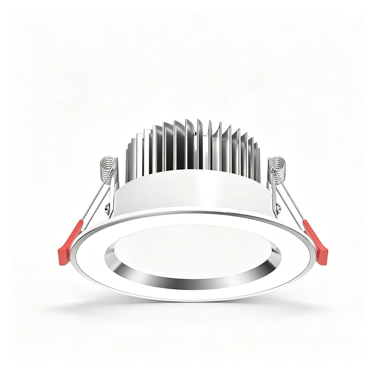 Silver White 7W Cool White [Luxury All Aluminum] (Cutout 6.5-9cm) | Recessed LED Downlight | Christmas Luxury Bright Gift | All Aluminum White Ceiling Light