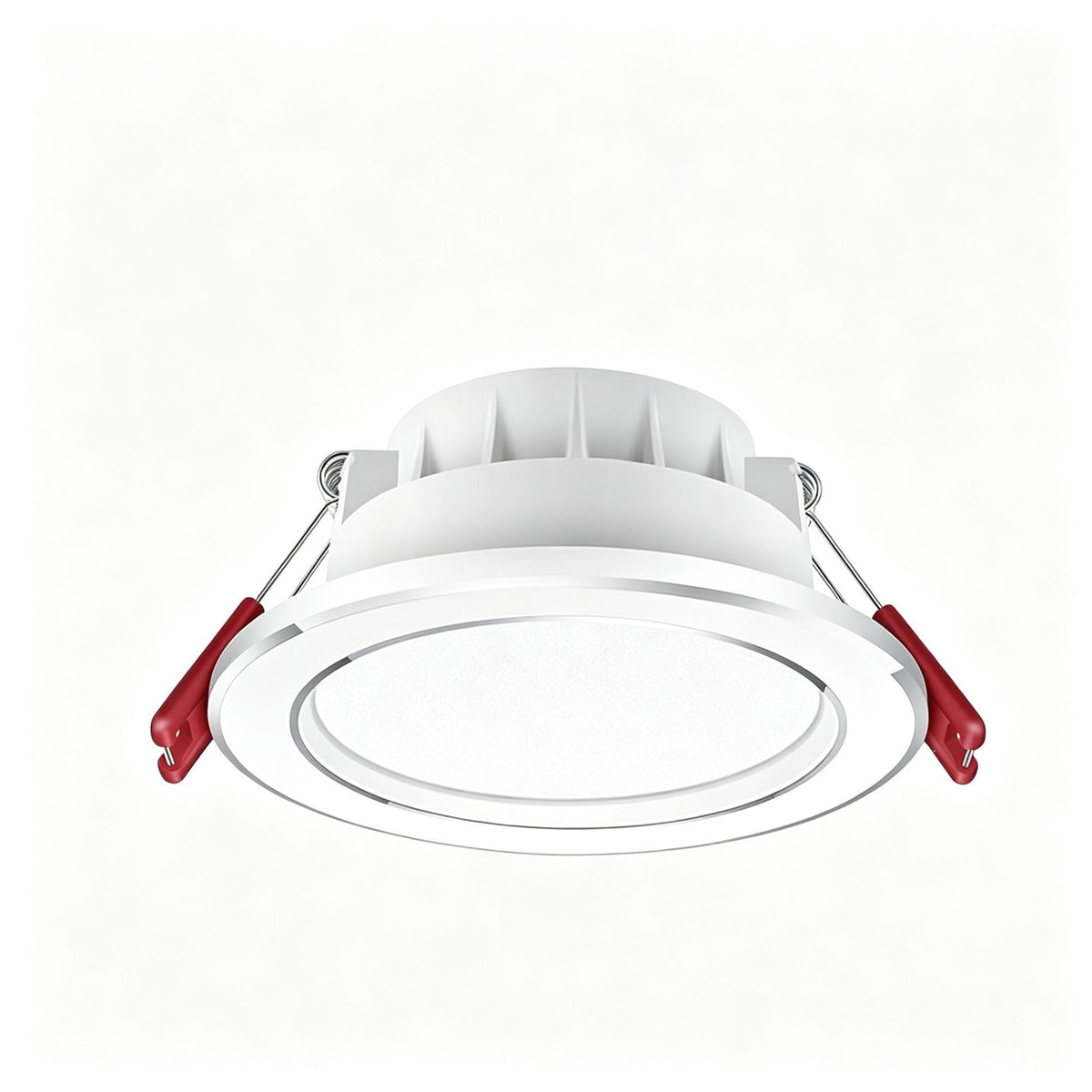 Silver White 7W Tri-Color [Flagship Die-Cast Aluminum] (Cutout 7-9cm) | Recessed LED Downlight | Christmas Flagship Dimmable Gift | Die-Cast Aluminum 3-Color Light