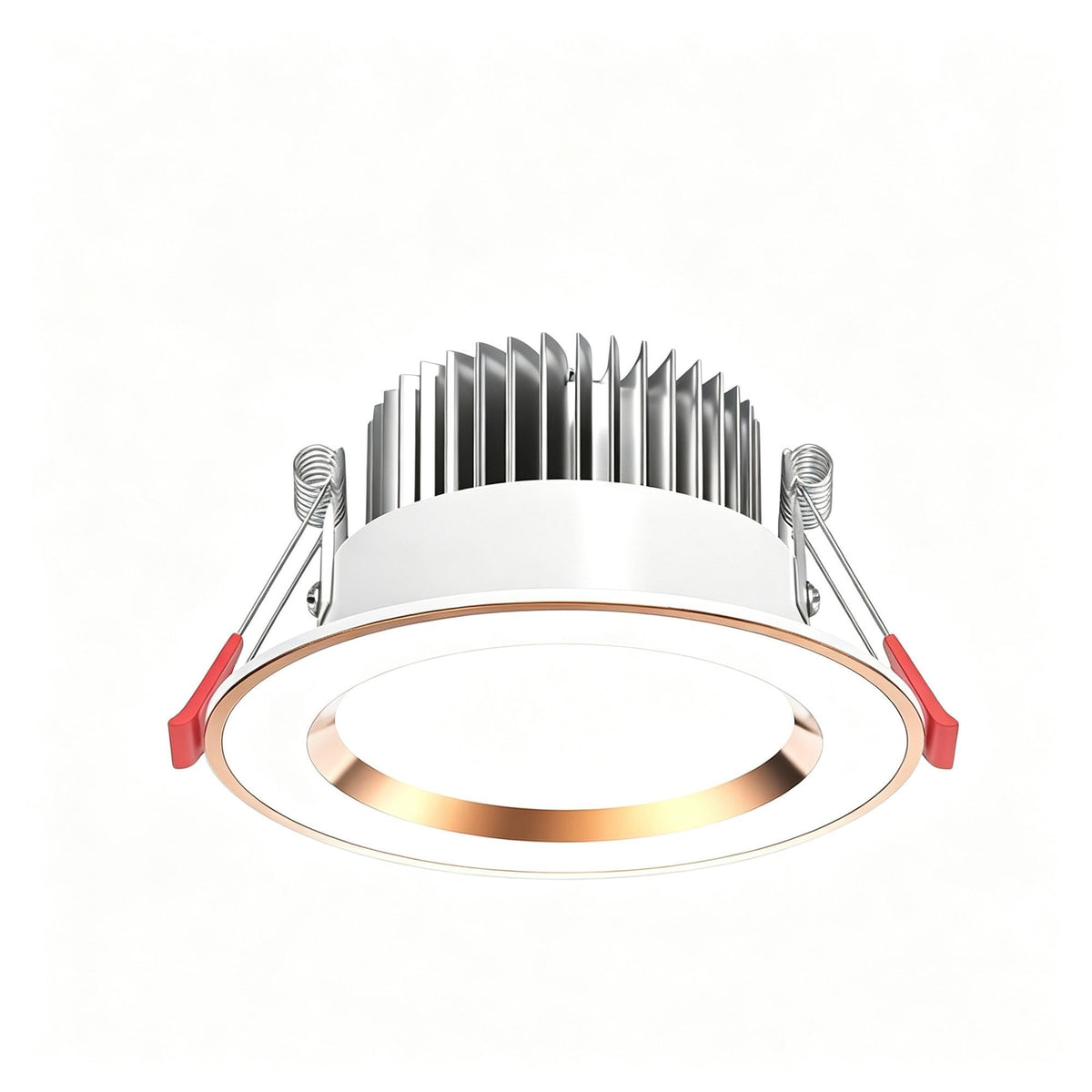 2 Pack Platinum White 5W Warm White [Luxury All Aluminum] (Cutout 6.5-8.5cm) | Recessed LED Ceiling Light | Halloween Mini Cozy Gift | Small Warm Light All Aluminum Downlight