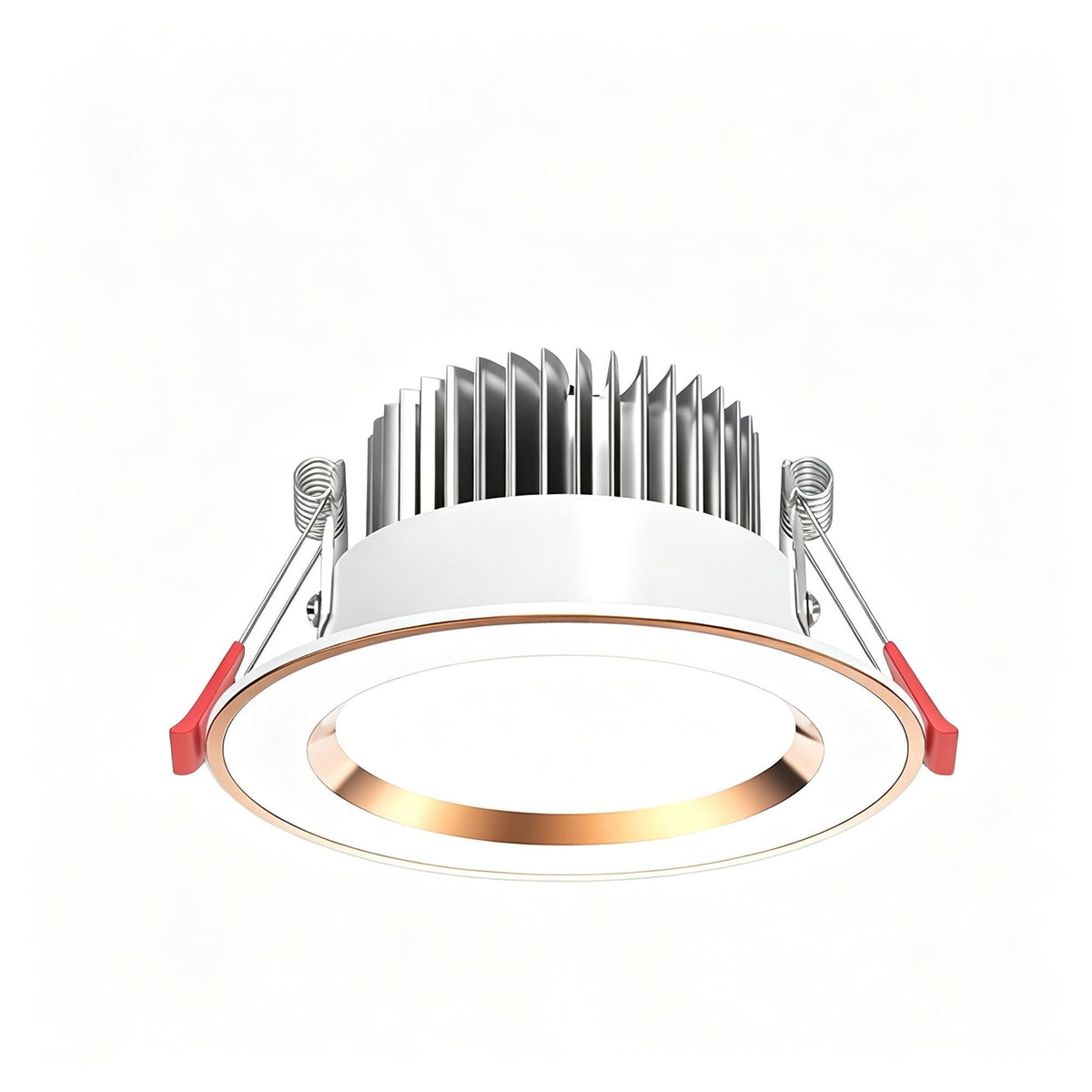 2 Pack Platinum White 7W Cool White [Luxury All Aluminum] (Cutout 6.5-9cm) | Recessed LED Downlight | Christmas Luxury Bright Gift | All Aluminum White Ceiling Light