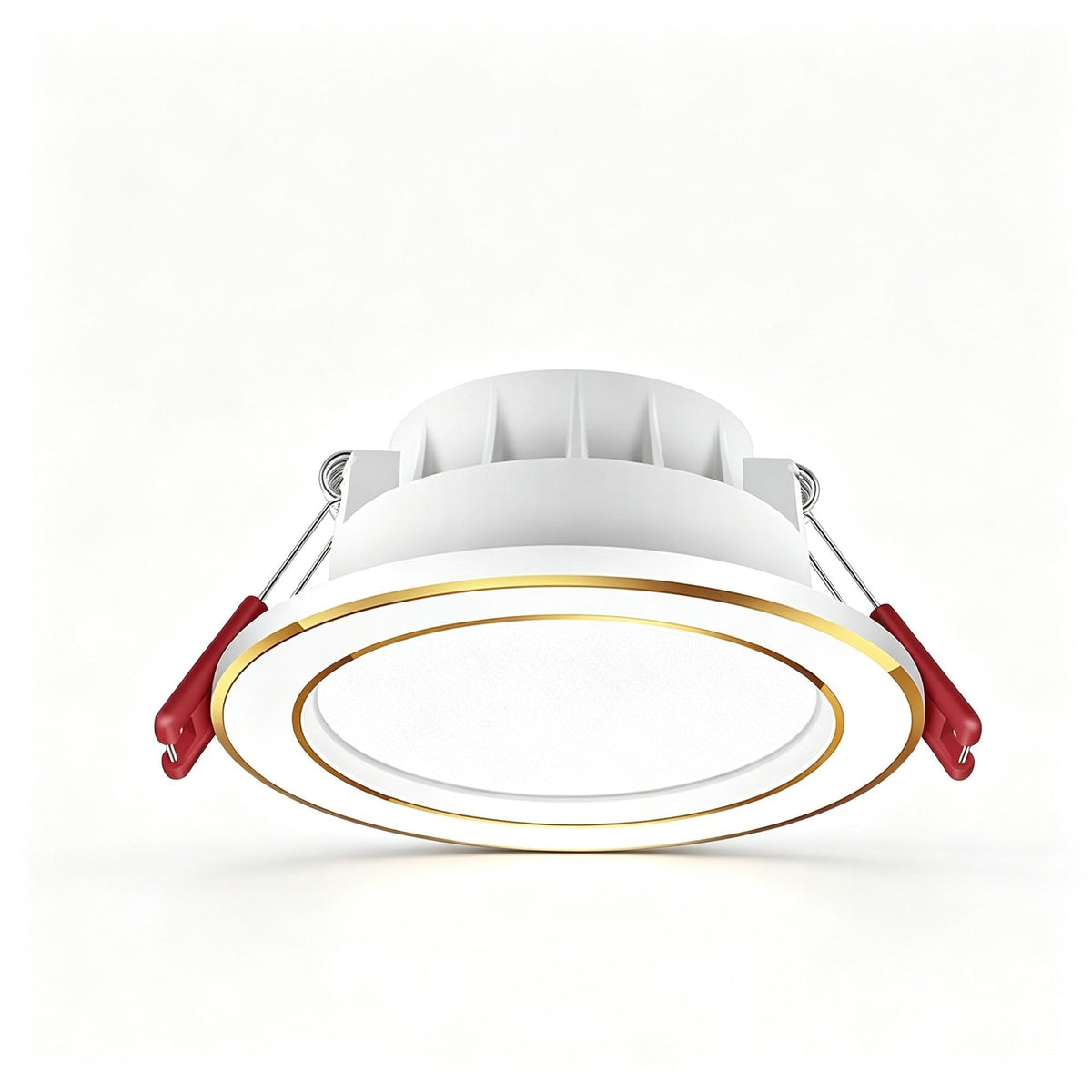 2 Pack Platinum White Flagship Full Spectrum 98 CRI 7W Cool White | Recessed LED Downlight | Christmas Eye-Care Premium Gift | High Color Rendering Round Ceiling Light