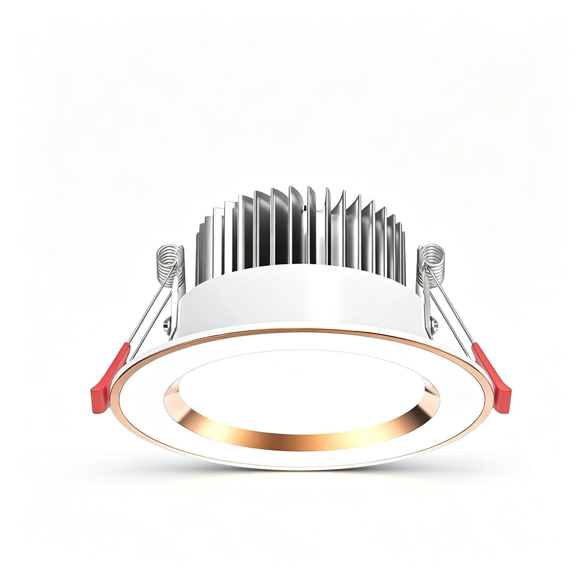 4 Pack Platinum White 5W Cool White [Luxury All Aluminum] (Cutout 6.5-8.5cm) | Recessed LED Downlight | Christmas Luxury Mini Set | Small All Aluminum Ceiling Light for Nook