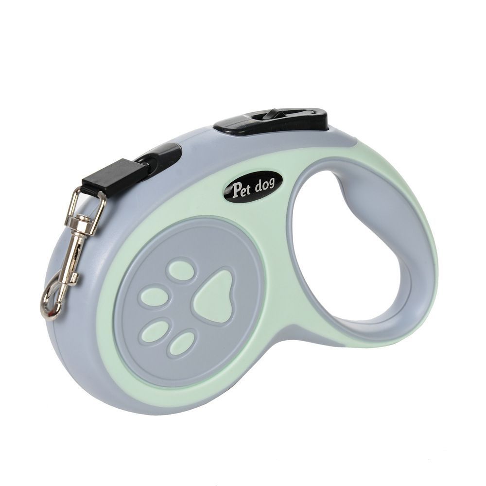 Green 3m Retractable Dog Leash | Christmas Natural Vibe Gift | Automatic Extendable Pet Leash Blister Card Pack for Community Walks