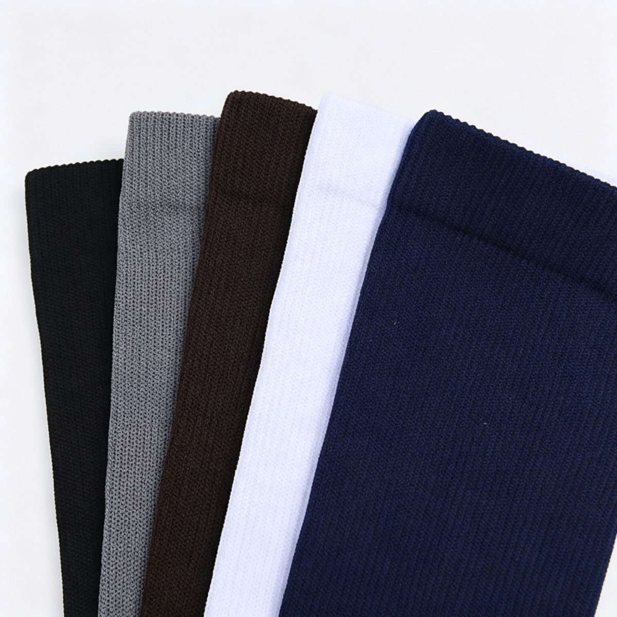 Two-Tone Open Toe Nude Compression Calf Socks Size L/XL (39-42) | Christmas Invisible Stylish Gift | Two-Tone Nude Compression Socks for Under Pants Daily Wear