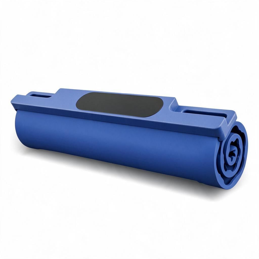 Nano Coated Food Heating Pad 65x38cm Blue Roll-Up Silicone Warming Board for Home Dining AU Plug