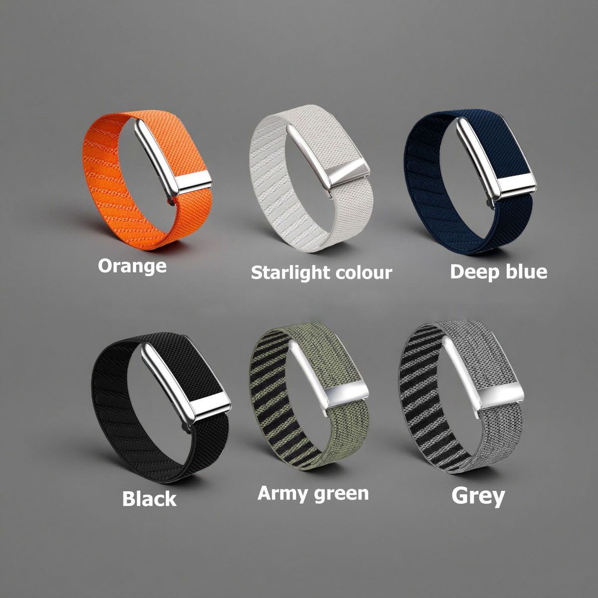 Nylon Sport Watch Strap - Starlight
