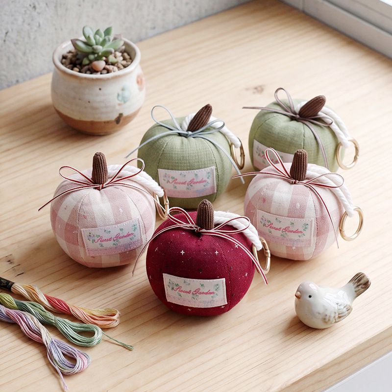 2Pcs Christmas Eve Light Pink Apple Ornaments