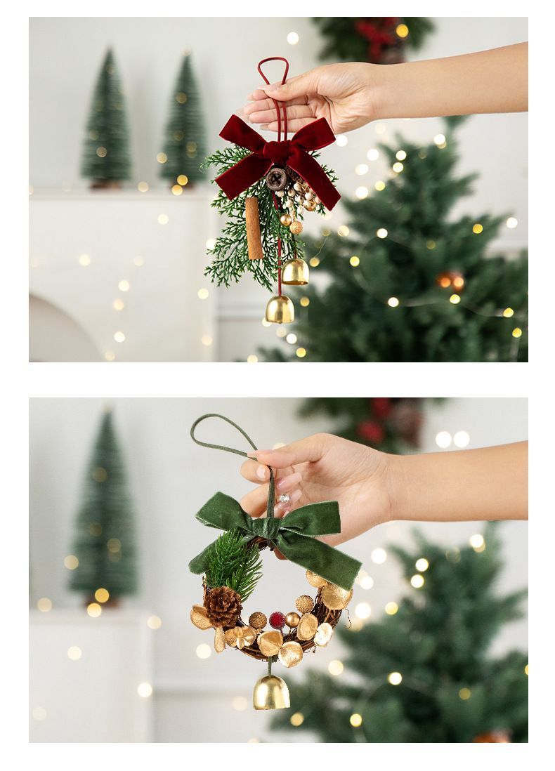 D1 Pinecone Single Bell Red 2 Pack