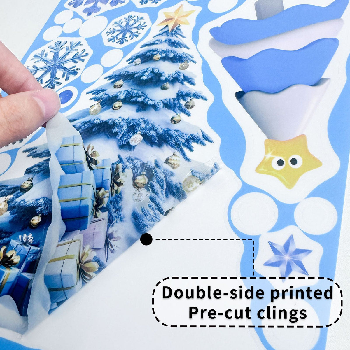4 Styles Christmas Window Stickers Pack-04