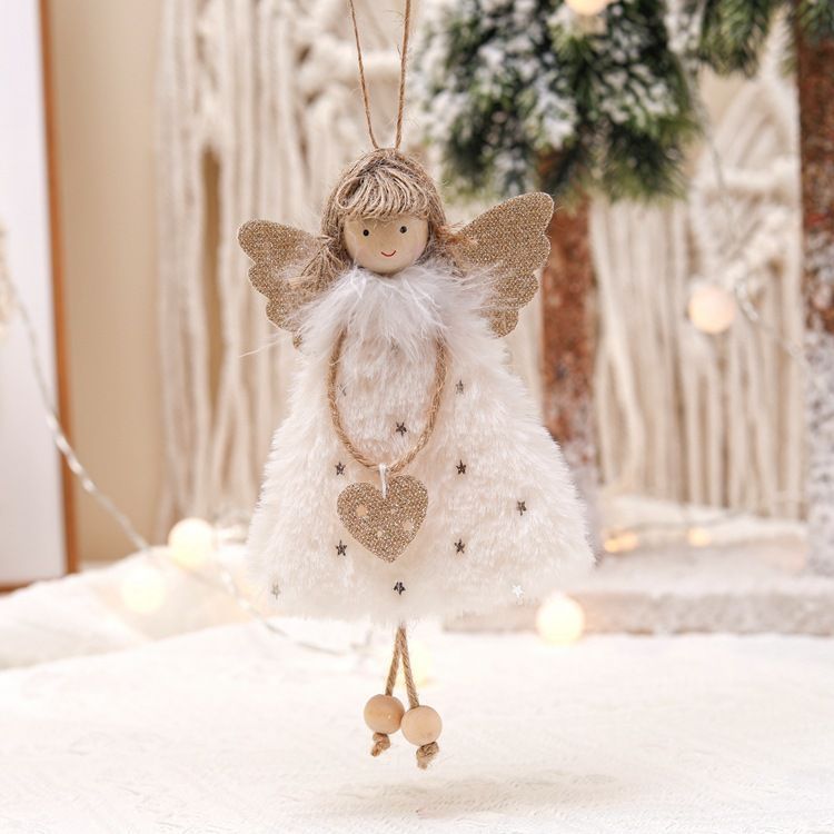 3Pcs Christmas Tree Angel Ornaments