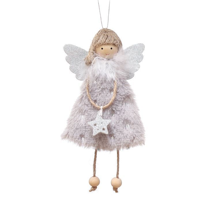 3Pcs Christmas Tree Angel Ornaments