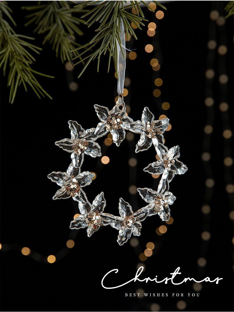 2pcs Christmas Tree Christmas Ornament Props