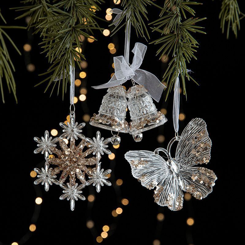 2pcs Unicorn B Christmas Ornament Props