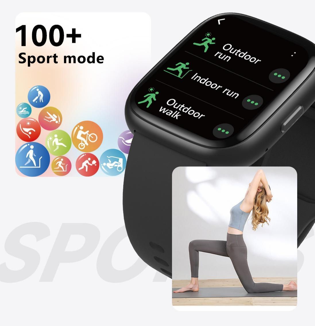 Call Health Smart Watch Black