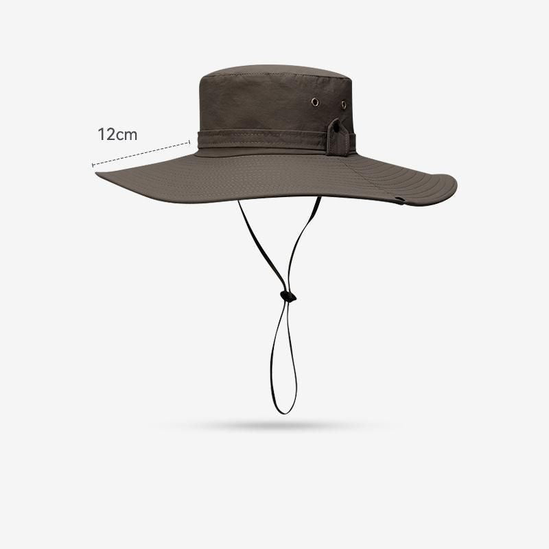 Men's Sun Hat, Coffee