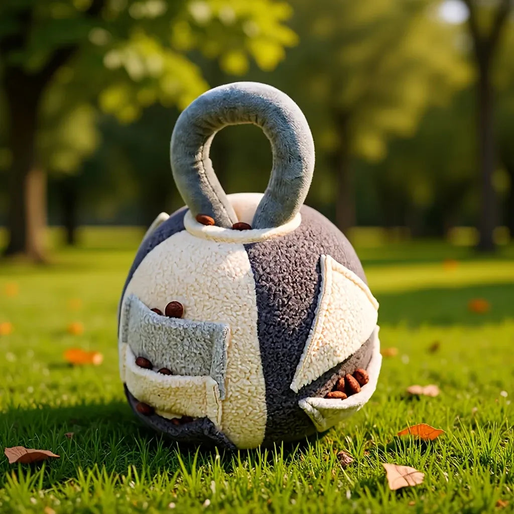 Dog’s Exclusive Happy Planet! Durable Interactive Toy Ball to Spark Instincts & Endless Fun/grey