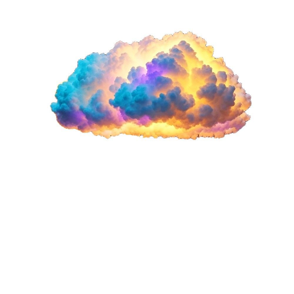 DIY Dreamy 3D Cloud Lamp, Bluetooth APP & Remote Control with Music Sync, USB Powered & Freely Shapable, Creative Parent-Child Interactive Atmosphere Light (Fantasy Color LED 800CM)