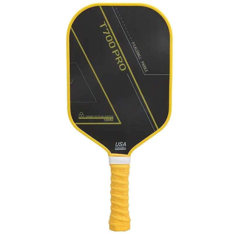 1PCS T700 PRO Carbon Fiber Pickleball Paddle: 8.0oz Lightweight Wide Body Control Paddle for Beginners & Seniors(BLUE)