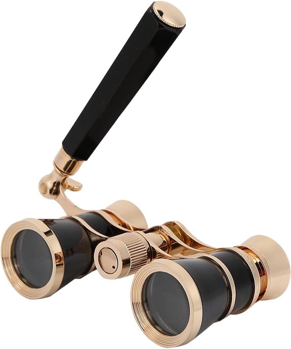 Opera Theater Binoculars, Allecto Plus, 3 x 25, Black