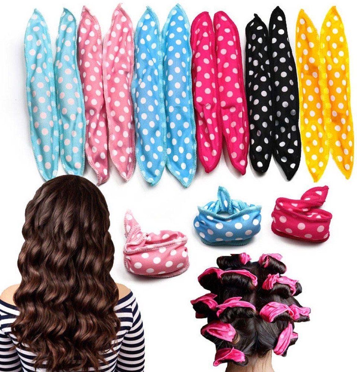 Heatless Sponge Hair Curlers for Fine and Thick Hair